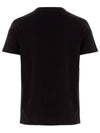 Embroidered Logo Short Sleeve T-Shirt Black - ALEXANDER MCQUEEN - BALAAN 3