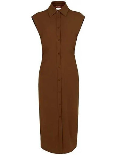 Tobacco SUGHERO sleeveless piece 050 1209256 - MAX MARA - BALAAN 1