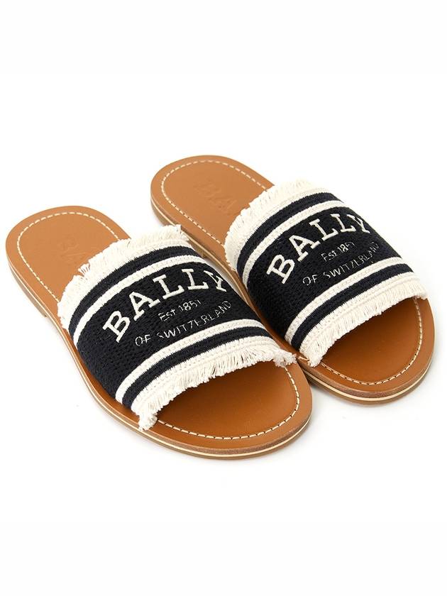 Bianca Slippers Black - BALLY - BALAAN.