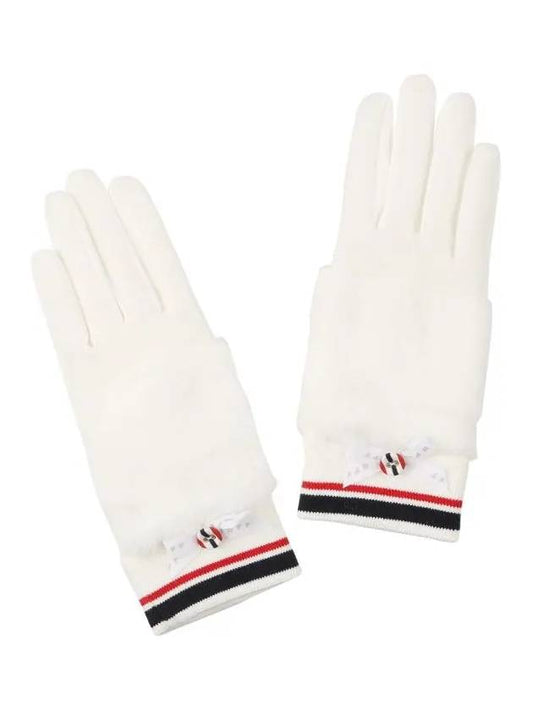 fur golf gloves OF8802LBWHITE - ONOFF - BALAAN 1