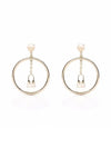 Lanneau Chiquito Earrings Light Gold - JACQUEMUS - BALAAN 1