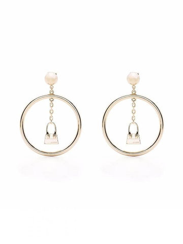 Lanneau Chiquito Earrings Light Gold - JACQUEMUS - BALAAN 1