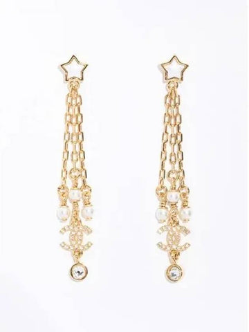 COMETE Comet Star CC Drop Earrings 271396 - CHANEL - BALAAN 1