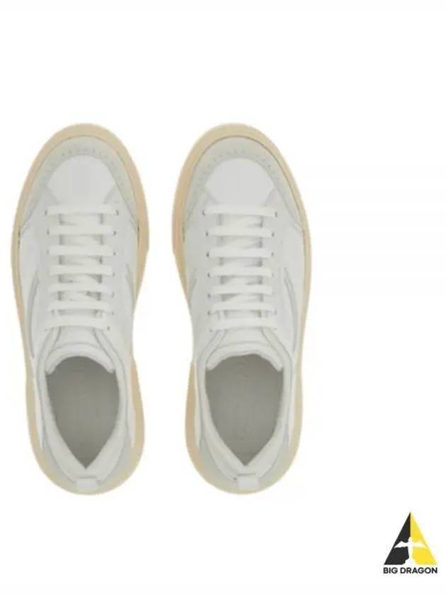 Casina Mix Low Top Sneakers White - SALVATORE FERRAGAMO - BALAAN 2