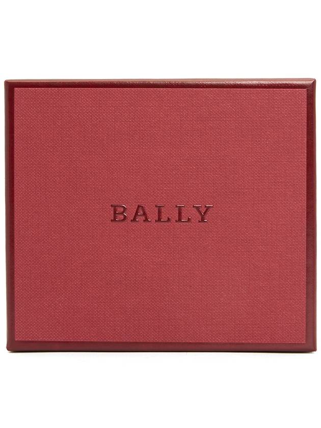 Tevyelt Logo Bifold Wallet Navy - BALLY - BALAAN 9