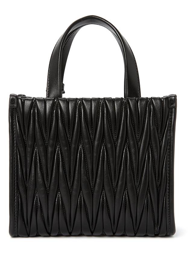 Matelasse Nappa Leather Tote Bag Black - MIU MIU - BALAAN 5