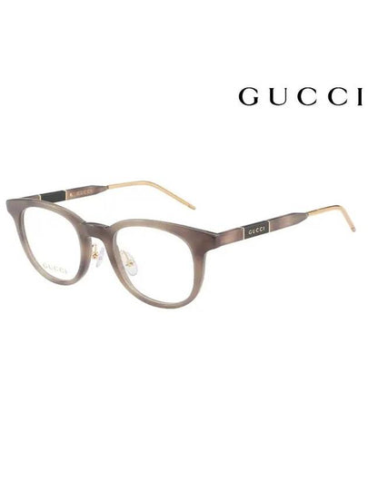 Eyewear Round Acetate Glasses Brown - GUCCI - BALAAN 2