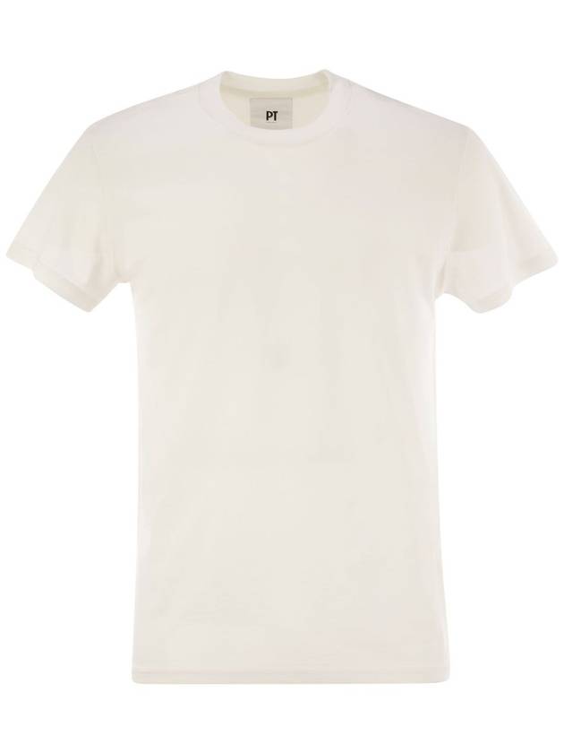 Silk and cotton T-shirt - PT TORINO - BALAAN 1