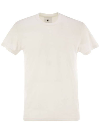 Silk and cotton T-shirt - PT TORINO - BALAAN 1