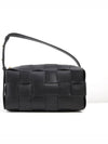 Brick Cassette Intrecciato Shoulder Bag Black - BOTTEGA VENETA - BALAAN 6