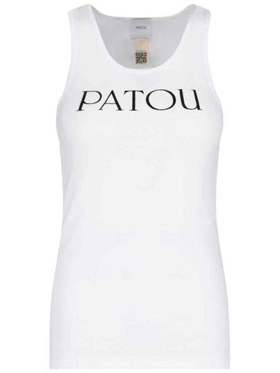 Women's Logo Print Sleeveless White - PATOU - BALAAN 2