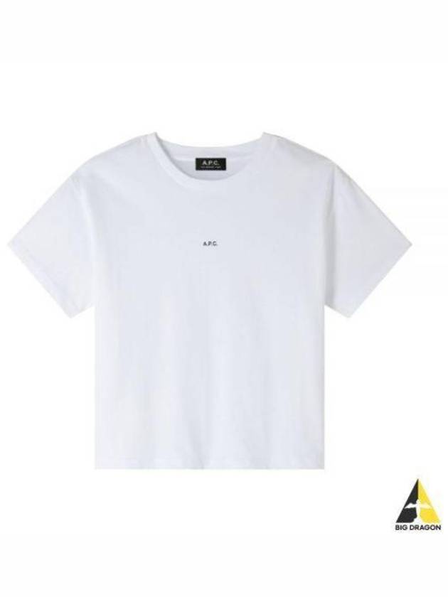 Short Sleeve T Shirt COHBW F26387 TAG White - A.P.C. - BALAAN 1