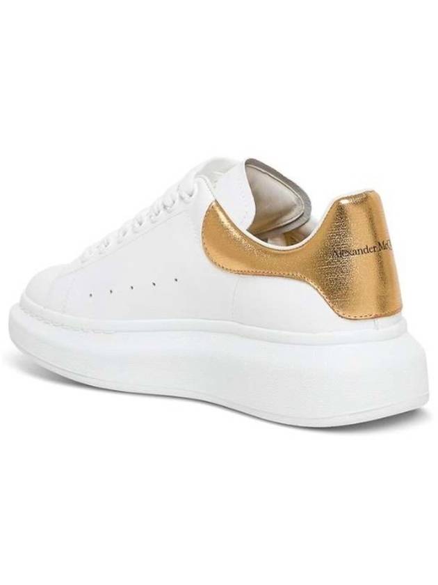 Oversole Gold Tab Low Top Sneakers White - ALEXANDER MCQUEEN - BALAAN 4