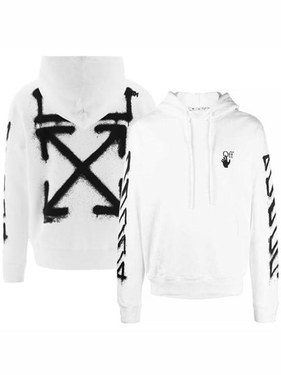 Spray Marker Arrow Hoodie White - OFF WHITE - BALAAN 2