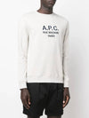 Rufus Embroidery Logo Sweatshirt Grey - A.P.C. - BALAAN 3