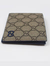 GG blue logo half wallet 768243 - GUCCI - BALAAN 5