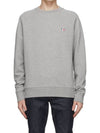 Tricolor Fox Patch Sweatshirt Gray Melange - MAISON KITSUNE - BALAAN 7