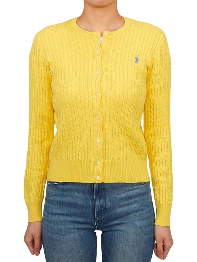 Kids Cable Cardigan 313543047066 YELLOW Adults can wear - POLO RALPH LAUREN - BALAAN 2