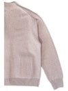 Men's Logo Knit Cardigan Beige I1WC01BE - IOEDLE - BALAAN 7