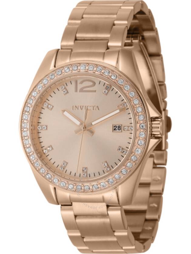 Invicta Angel Quartz Diamond Rose Gold Dial Ladies Watch 44838 - INVICTA - BALAAN 1