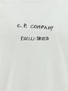 Cotton Short Sleeve T-Shirt White - CP COMPANY - BALAAN 4