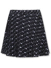 Women Pattern Pleats Skirt - WAAC - BALAAN 2