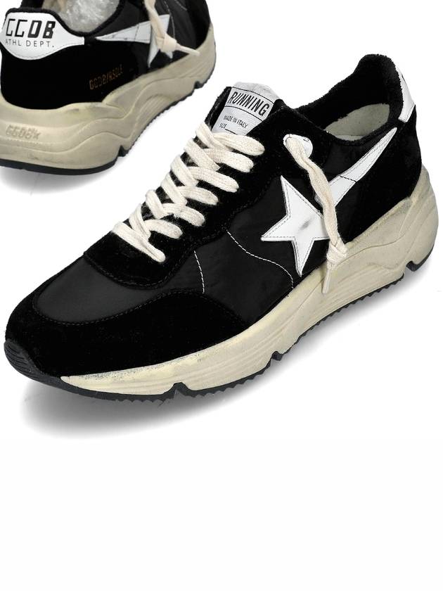 Men's Running Sole Low Top Sneakers Black - GOLDEN GOOSE - BALAAN 2