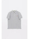 Fox Head Patch Cotton Polo Shirt Grey - MAISON KITSUNE - BALAAN 4