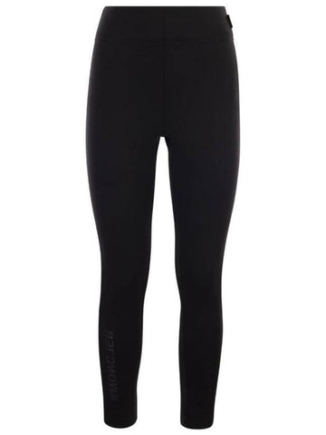 Women's Grenoble Jersey Leggings Black - MONCLER - BALAAN 1