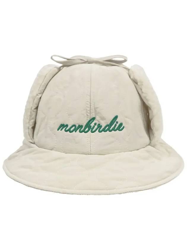 Earmuffs Padded Bucket Hat IVORY - MONBIRDIE GOLF - BALAAN 7