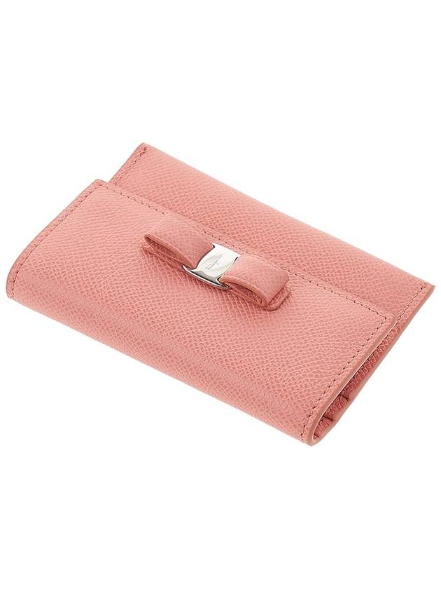 Vara Bow Card Wallet Coral - SALVATORE FERRAGAMO - BALAAN 5