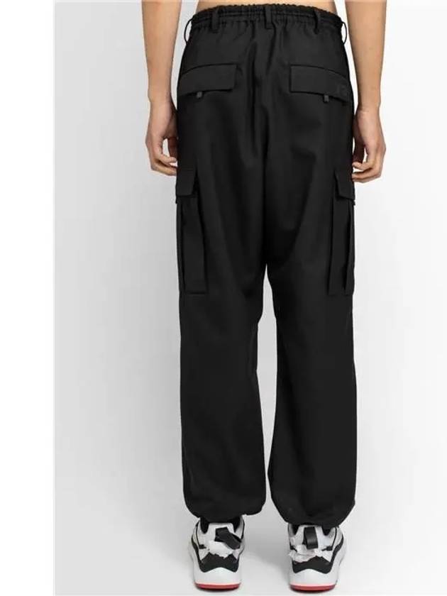 Y-3 tapered fit drawstring cargo trousers - YOHJI YAMAMOTO - BALAAN 3