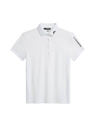 Women's Tour Tech Golf Polo White - J.LINDEBERG - BALAAN 2