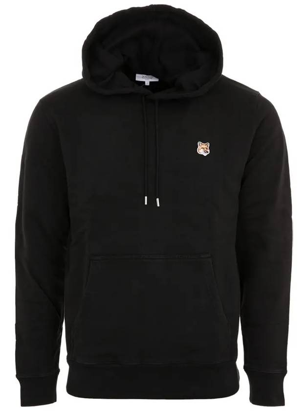 Fox Head Patch Regular Hoodie Black - MAISON KITSUNE - BALAAN 3