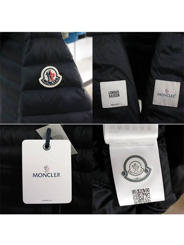 Raie Short Down Jacket Black - MONCLER - BALAAN 5