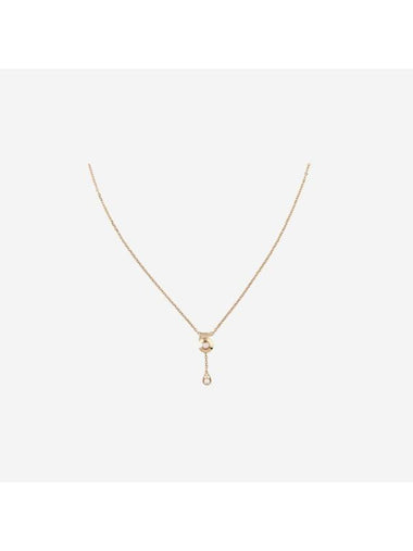 Extrait De N°5 Diamond Pendant Necklace Gold - CHANEL - BALAAN 1