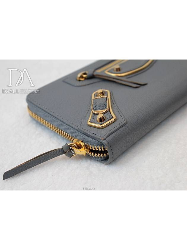 Daol Beomeo Branch Metal Continental Zipper Long Wallet B 390187 - BALENCIAGA - BALAAN 5