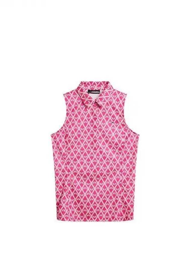 Golf Women s Dena Print Sleeveless Top Geofuchsia Purple GWJT09008 S193 Domestic Product GR5Y24061209753 - J.LINDEBERG - BALAAN 1