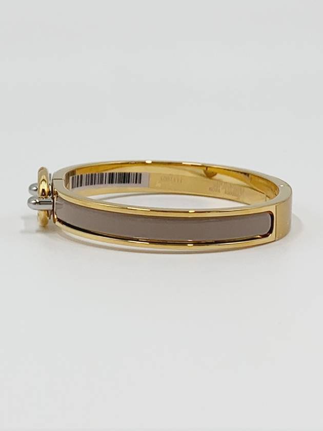 Mini Clic Chaine D'Ancre Bracelet Gold Marron Glace - HERMES - BALAAN 3