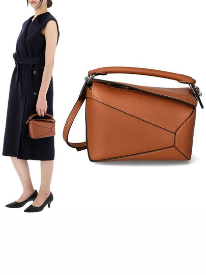 Mini Puzzle Classic Calfskin Tote Bag Tan - LOEWE - BALAAN 2