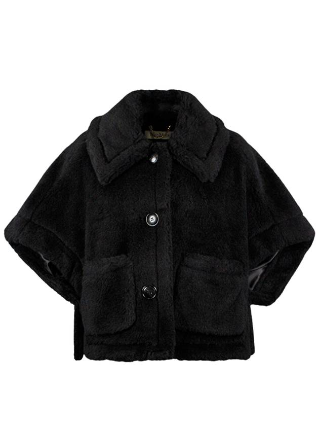 New Terzo1 Teddy Cape Black - MAX MARA - BALAAN 2