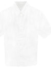 013C503A4743 C080 Oblique Embroidery Jacquard Short Sleeve Shirt White Men s TJ - DIOR - BALAAN 1