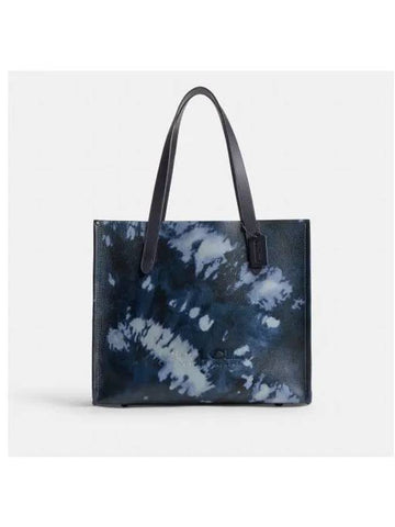 Relay Tote Bag with Tie Dye Print CU156 N6W - COACH - BALAAN 1