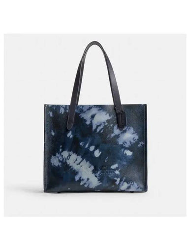 Relay Tote Bag with Tie Dye Print CU156 N6W - COACH - BALAAN 1