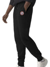 Men's Huron Logo Jogger Pants Black - CANADA GOOSE - BALAAN 3