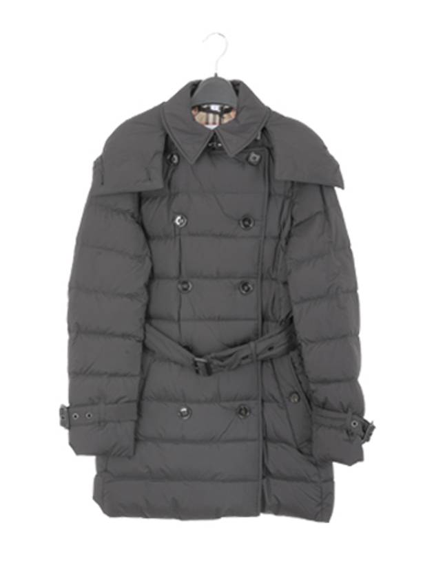 Detachable Hoodie Puffer Coat Padded Black - BURBERRY - BALAAN 2