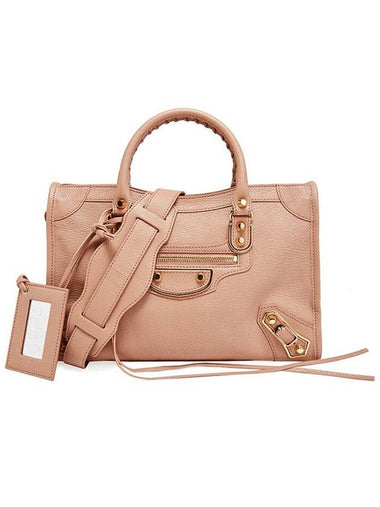 Metallic Edge Mini City Tote Bag Pink - BALENCIAGA - BALAAN 1