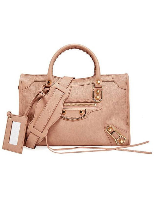 Metallic Edge Mini City Tote Bag Pink - BALENCIAGA - BALAAN 1