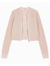 Jeans Premium 2 In 1 AOP Cardigan Pink - CALVIN KLEIN - BALAAN 1