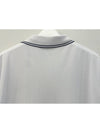 Stretch Cotton Pique Short Sleeve Polo Shirt White - STONE ISLAND - BALAAN 4